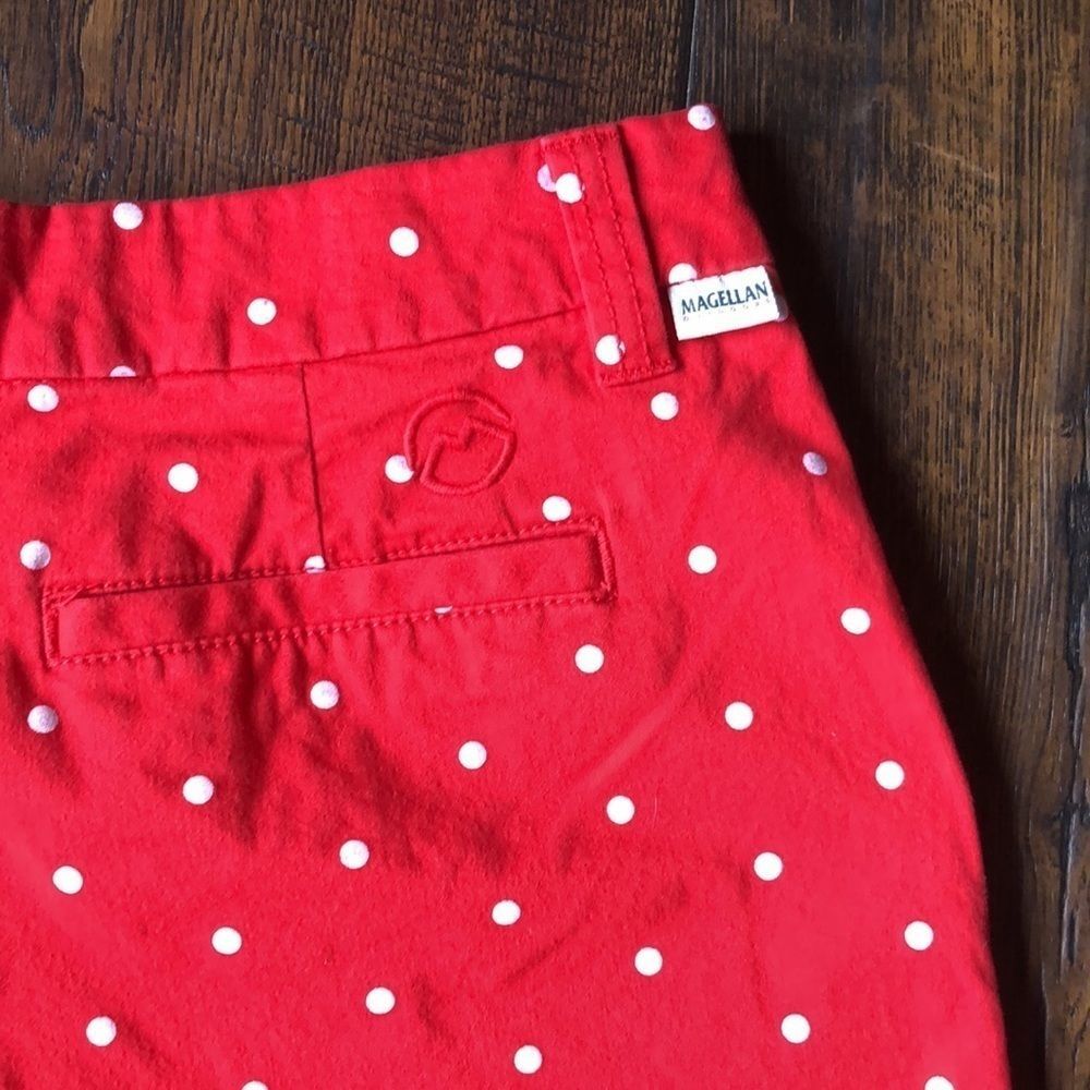 Magellan Red Poka Dot Shorts - Picture 5 of 6